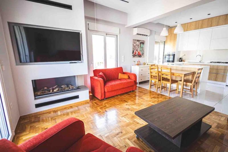 Fully renovated apt at N. Kosmos Images