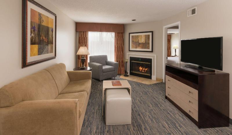 One-Bedroom King Suite with Sofa Bed and Fireplace image 3