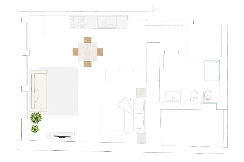 Studio with Sofa Bed image 2