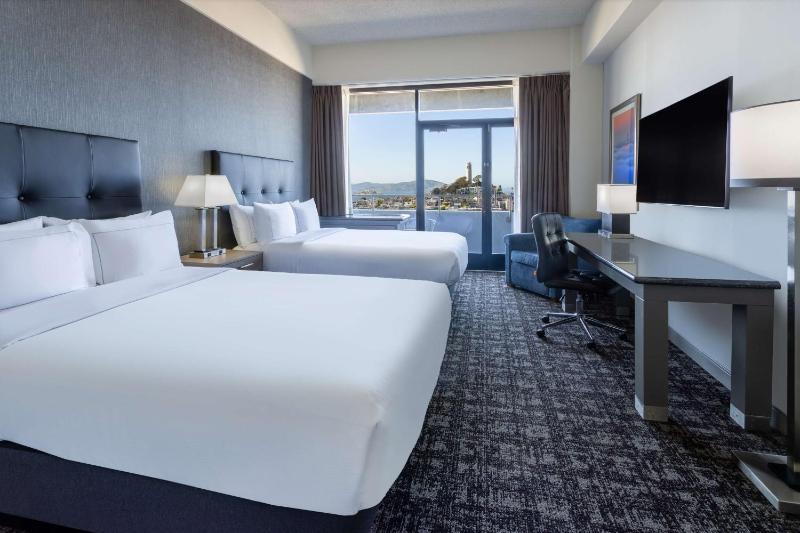 Premium Double Room with Two Double Beds and Bay View