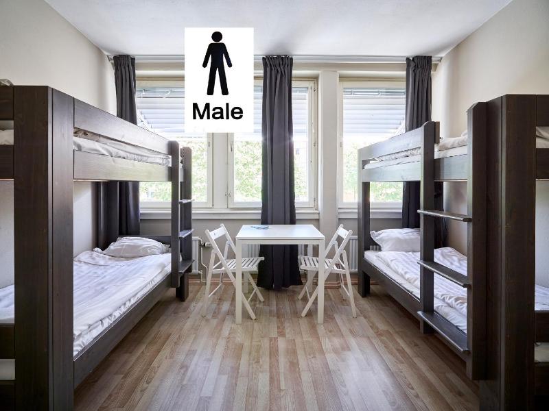 MALE ONLY- Bed in 8-Bed Dormitory Room image 1