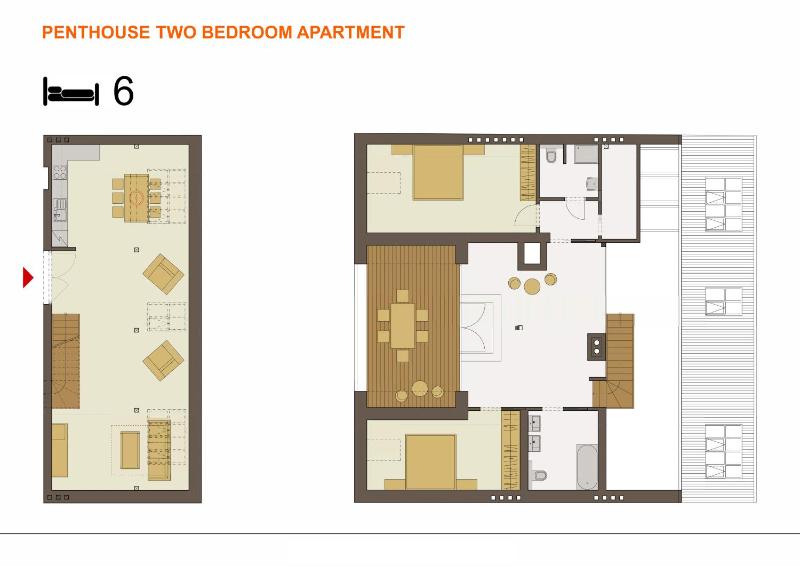 Two-Bedroom Penthouse Apartment image 2