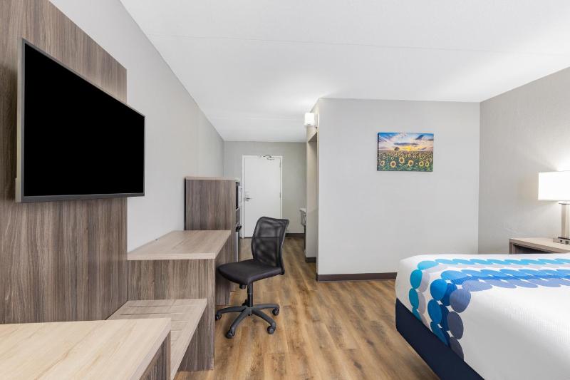 1 King Bed, Mobility/Hearing Accessible Room, Bathtub w/ Grab Bars, Non-Smoking image 3