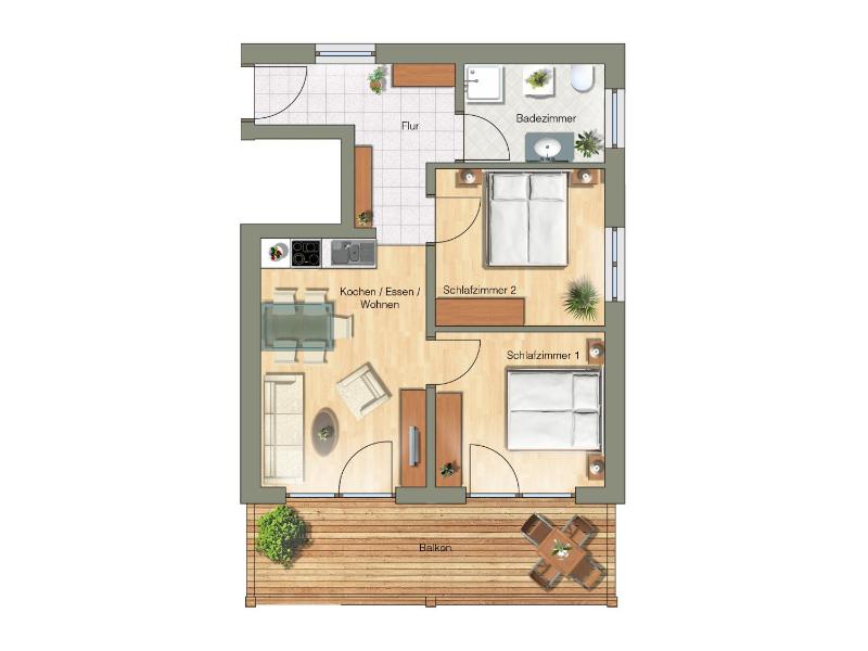 Two-Bedroom Apartment image 2