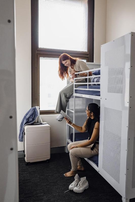 Bed in 4-Bed Female Dormitory Room with Shared Bathroom image 1