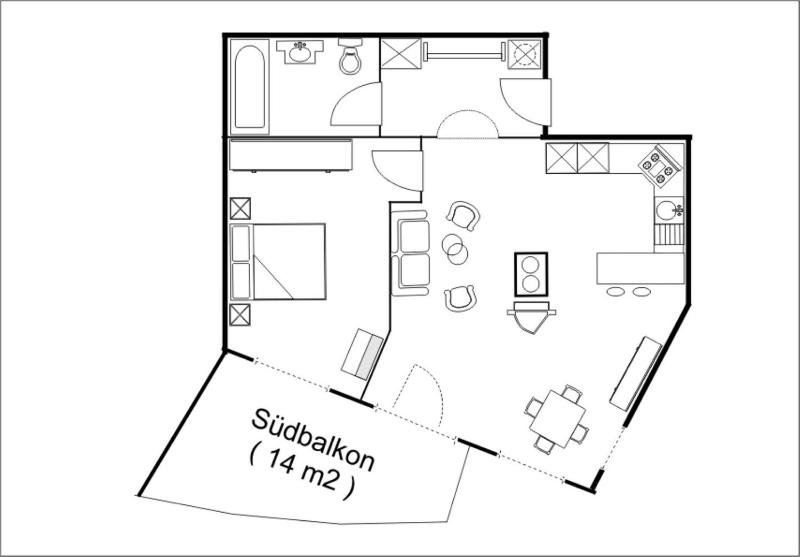 Apartment with Mountain View image 2
