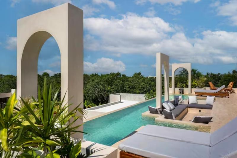 New PH w/private pool. Tulums #1 roofop.200mb wifi - image 9