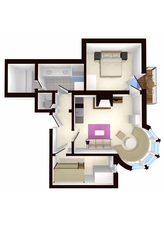 Two-Bedroom Apartment with Balcony and Sauna - Annex image 3