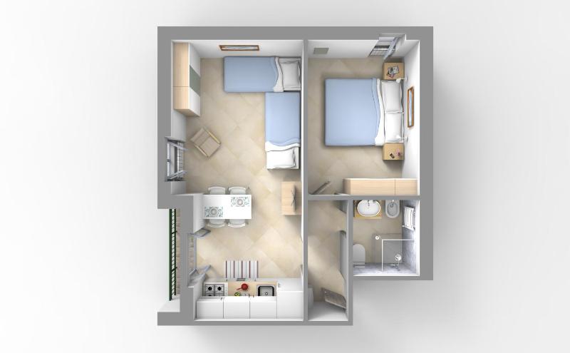One-Bedroom Apartment image 2