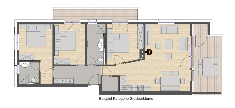 Comfort Three-Bedroom Apartment image 2