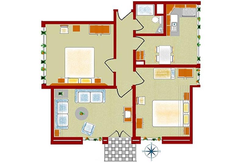 Apartment with Balcony image 2