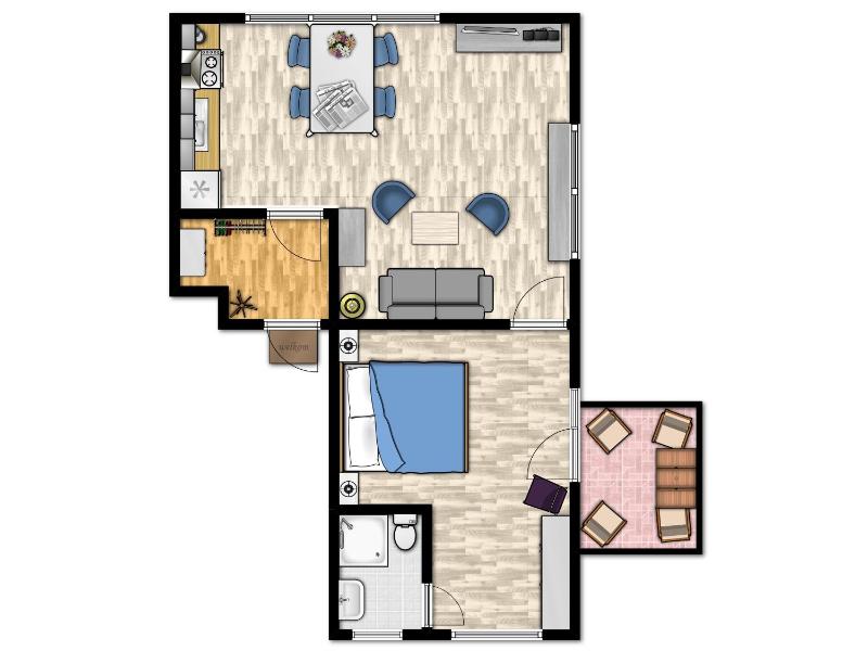 Apartment with Balcony image 2