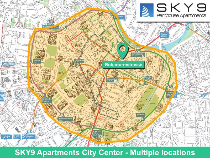 Two Bedroom Apartment Rotenturmstraße image 2