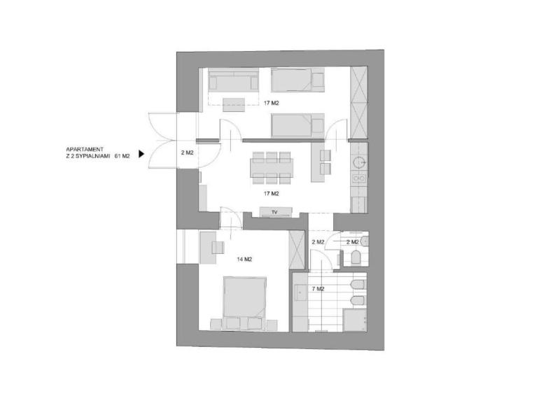 Two-Bedroom Apartment SII image 1