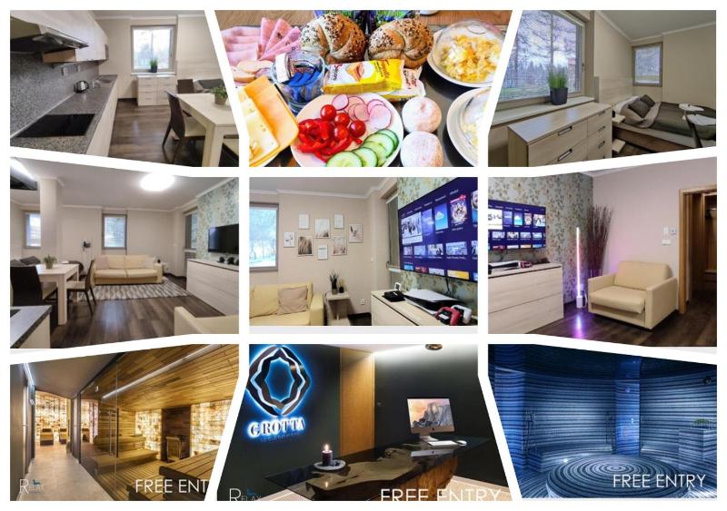 FREE WELLNESS & SPA MULTIMEDIA APARTMENT - ZDARMA NEOMEZENÝ VSTUP DO WELLNESS - ZÁŽITKOVÉ VANY, SOLNÁ SAUNA, FINSKÁ SAUNA, PARNÍ SAUNA, MASÁŽE - SNÍDANĚ V CENĚ POBYTU S DONÁŠKOU NA POKOJ - PLAYSTATION 5 a HRY, SKLEP, PARKOVÁNÍ ZDARMA, MODERNÍ VYBAVENÍ Images