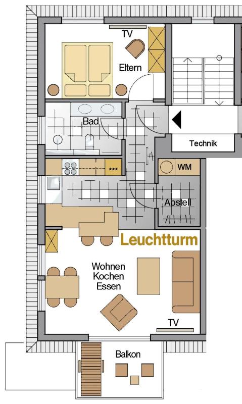 Beach House Penthousewohnung Leuchtturm - image 12