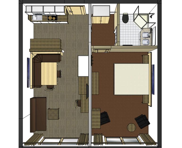 One-Bedroom Apartment - 45m² image 1
