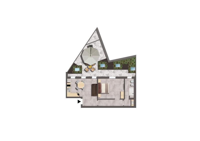 Apartment with Terrace image 2