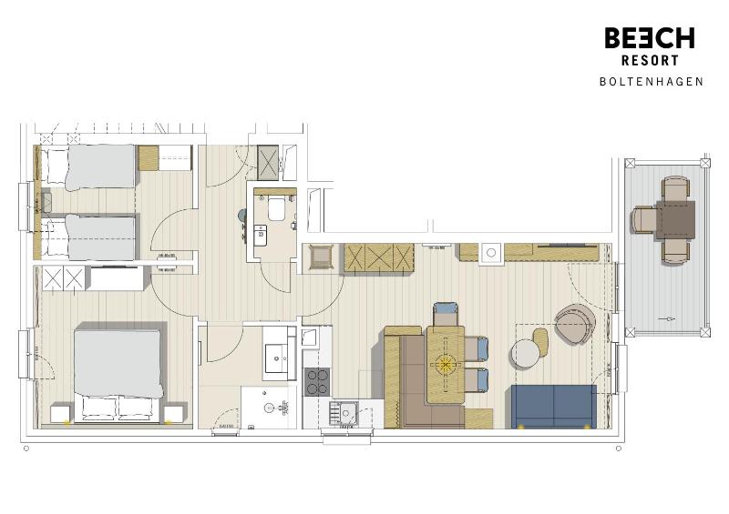 Two-Bedroom Family Apartment image 1