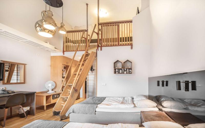 Family Room with Four Single Beds - Loft image 1