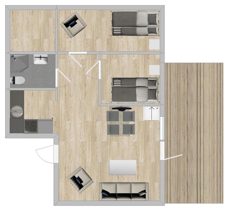 Three-Bedroom Apartment image 2