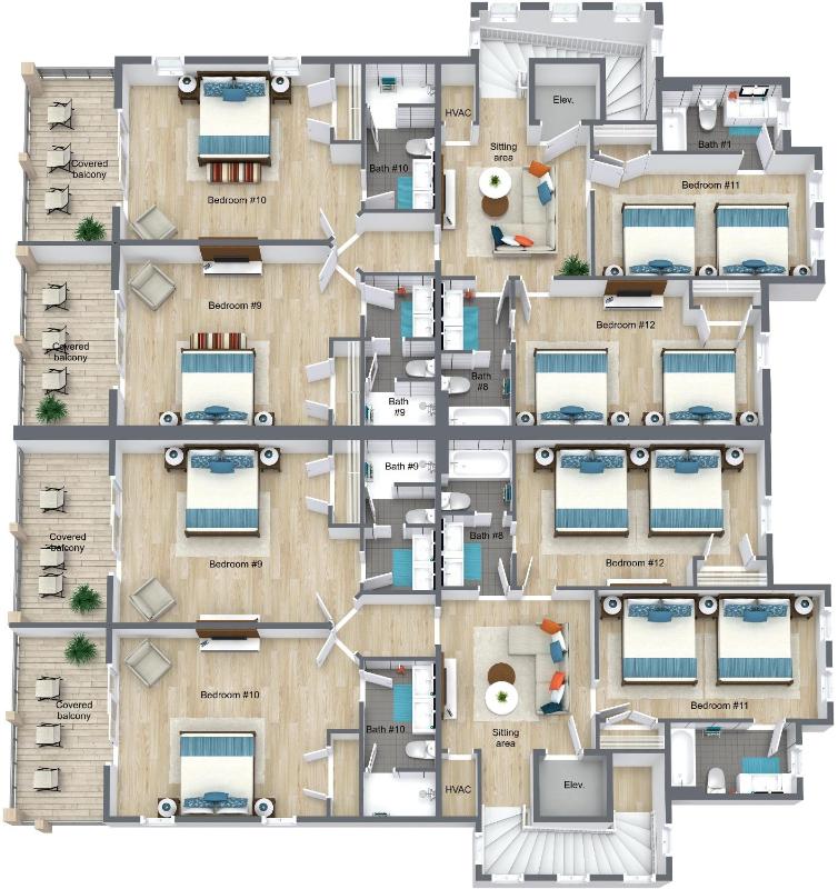 Seaside East And West 2 Properties - 24 Bedrooms - image 45