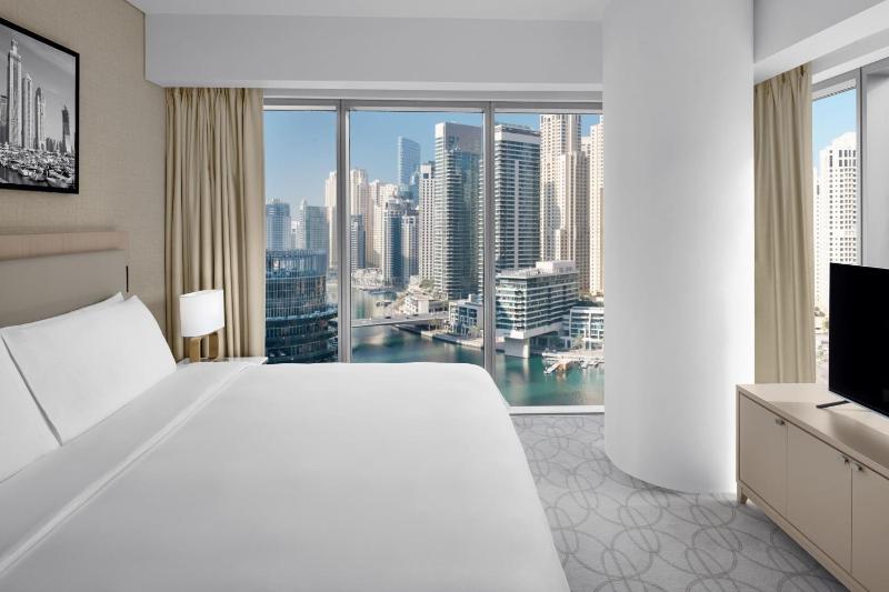 Premier Marina View Suite, King bed, Sofa bed, Club lounge access with Breakfast, Lunch & Dinner, 4PM Late checkout, Including direct access to Dubai Marina Mall & Marina Walk    image 1