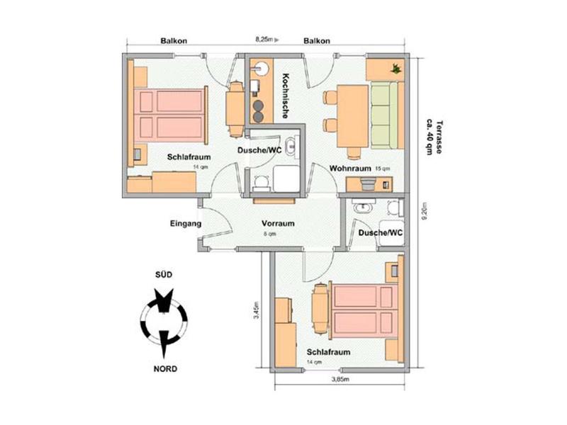 Two-Bedroom Apartment with Balcony image 2