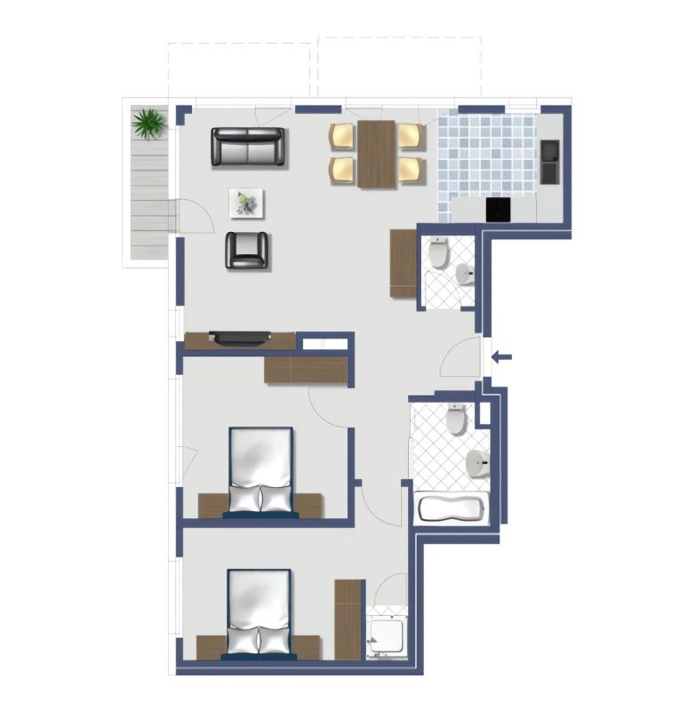 Stelle 5 - Two-Bedroom Apartment (2nd floor) image 2