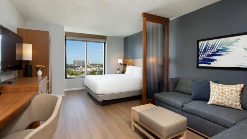 King Room with Sofa bed and Bay View image 2
