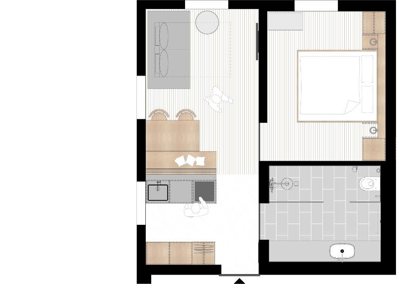One-Bedroom Apartment image 3
