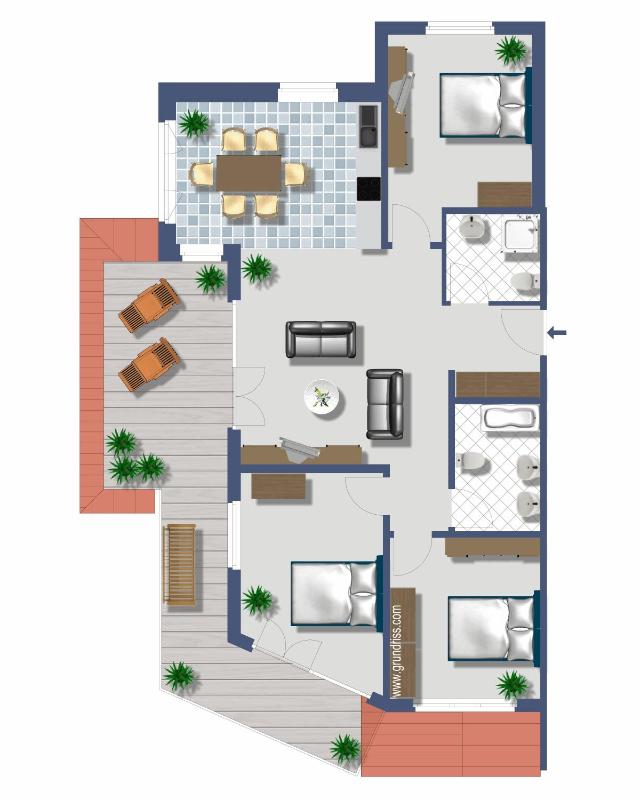 Vita 1 - Three-Bedroom Apartment (1st floor) image 2