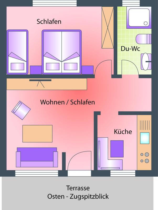 Apartment with Terrace image 2