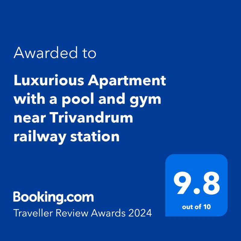 Luxurious Apartment with a pool and gym near Trivandrum railway station - image 12