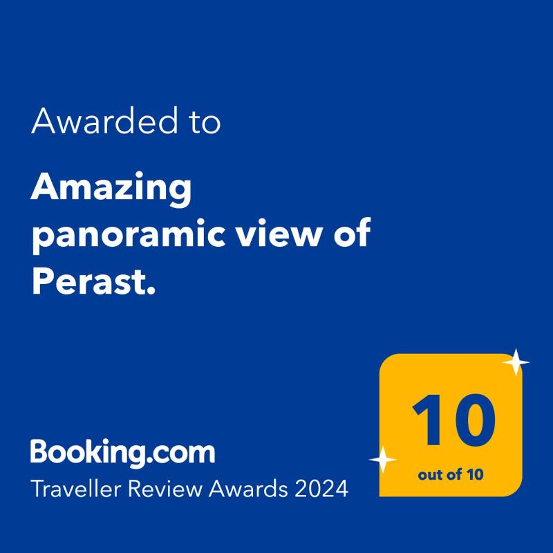 Amazing panoramic view of Perast. Images