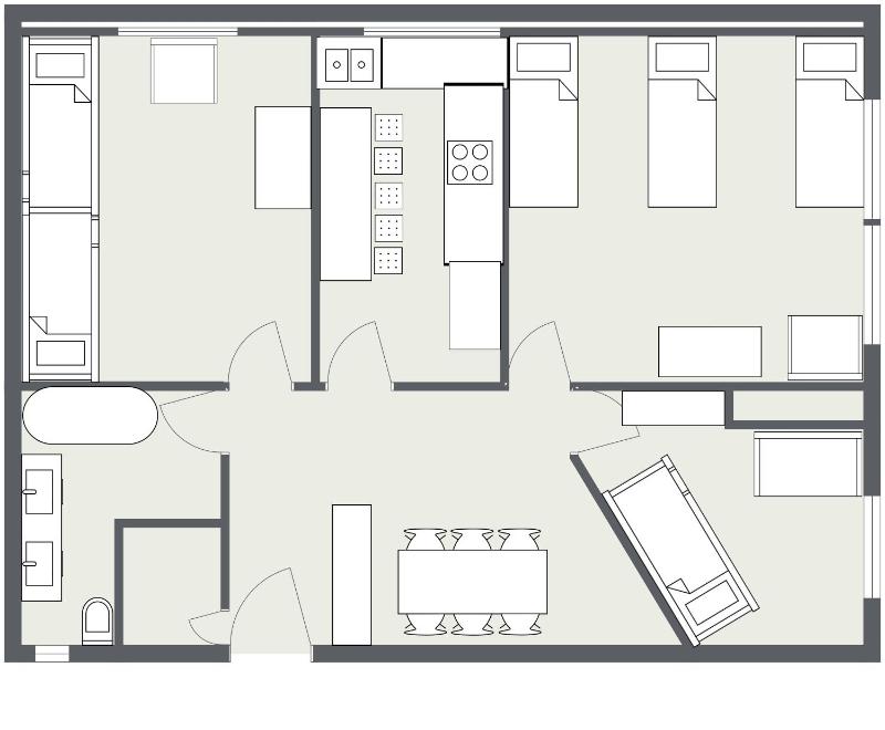Three-Bedroom Apartment image 2