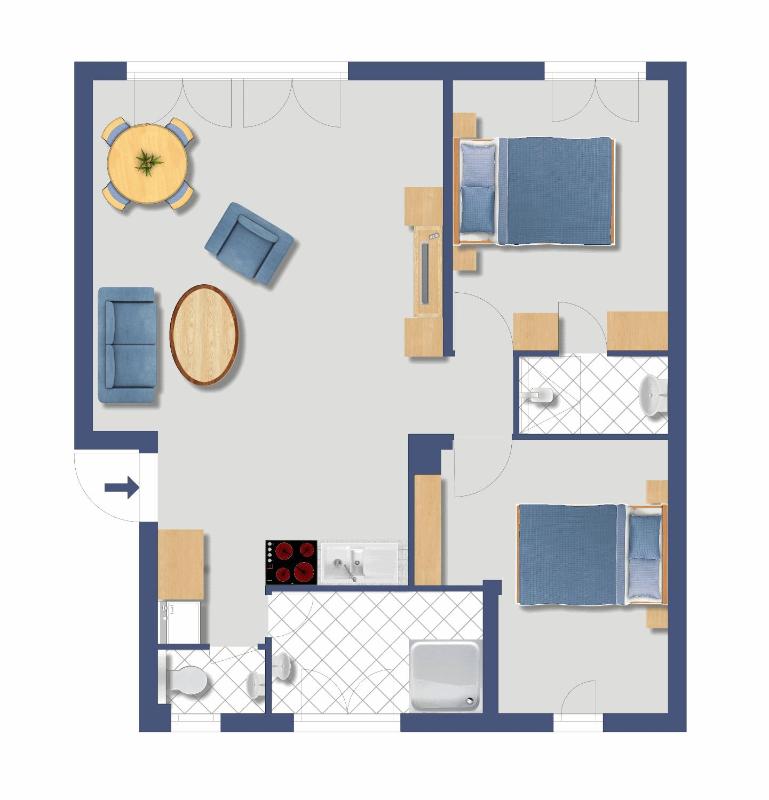 Two-Bedroom Apartment with Matterhorn View (top floor) image 2