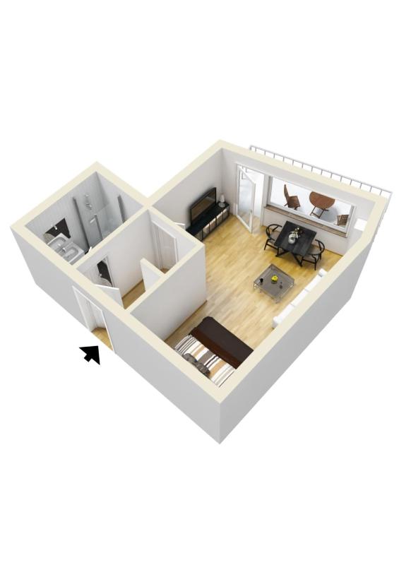 Apartment with Mountain View image 2