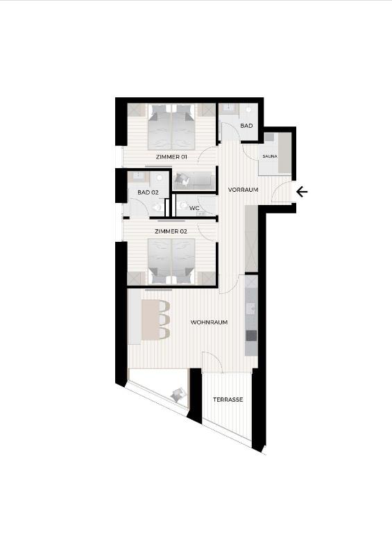 Deluxe Apartment with sauna image 4