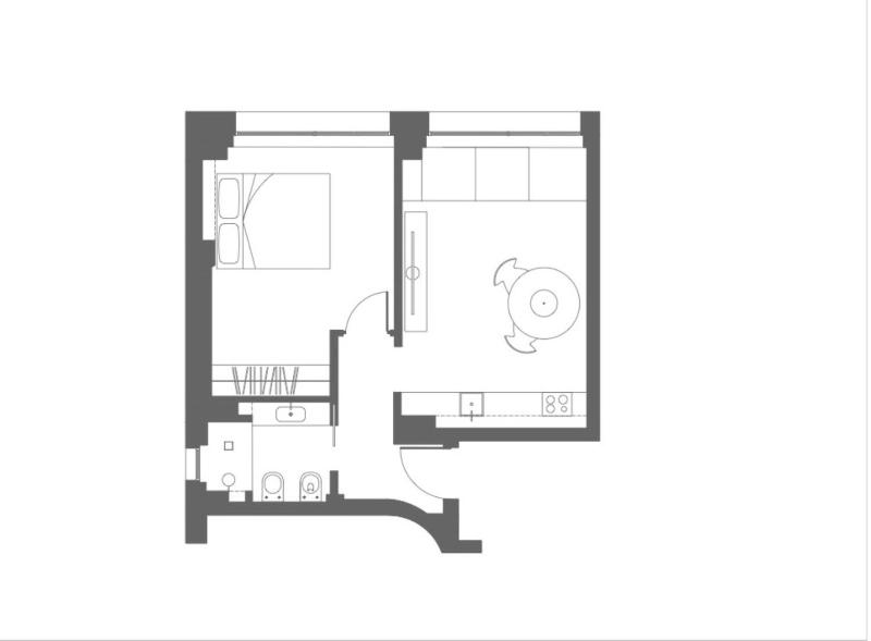 Appartamento con 1 Camera da Letto Deluxe - Corso Garibaldi 12 image 2