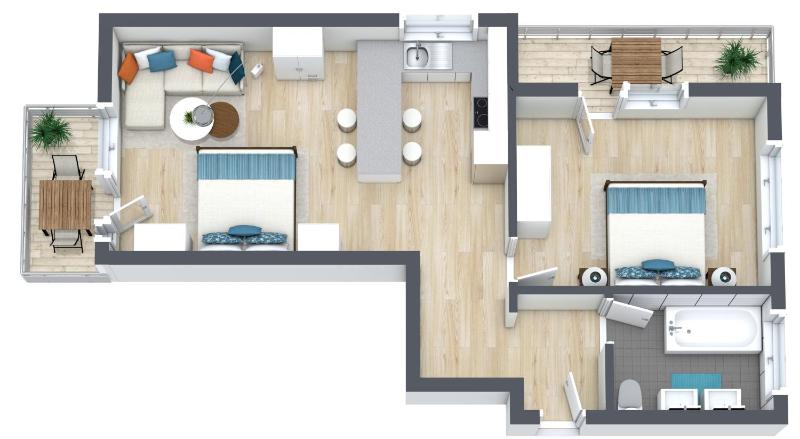 One-Bedroom Apartment image 2