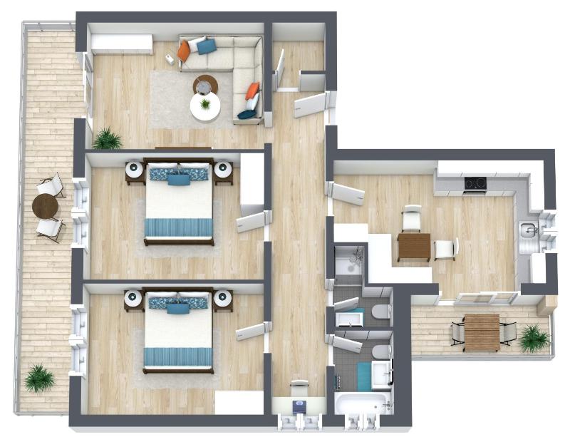 Two-Bedroom Apartment image 3