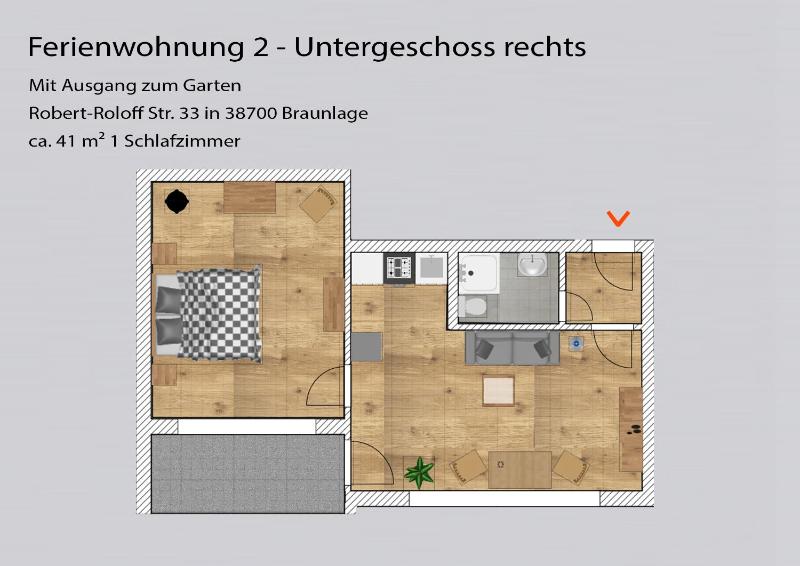 Auszeit-im-Harz Haus 3 Wohnung 2 - image 12
