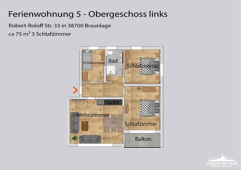 Auszeit-im-Harz Haus 3 Wohnung 5 - image 9