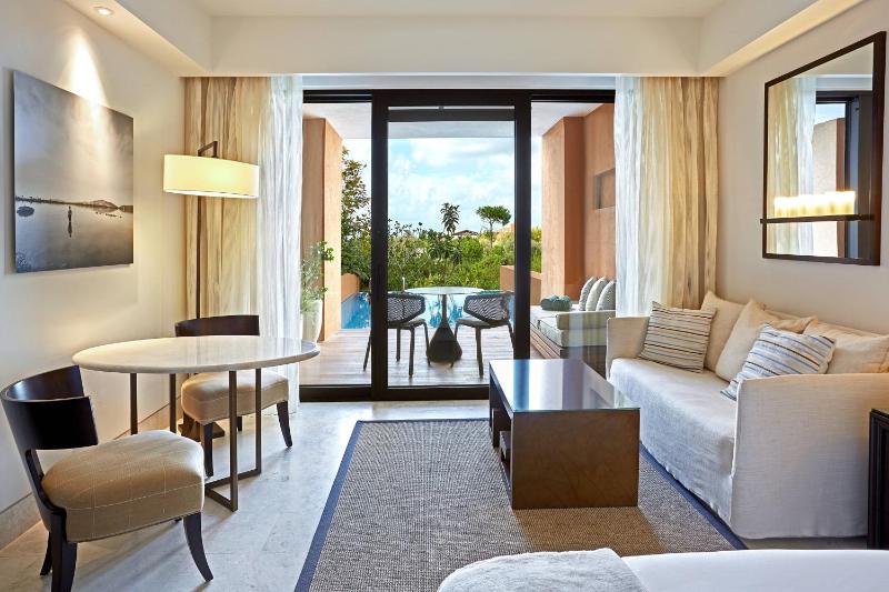 Infinity Room Garden View, Guest room, 1 King, Pool access image 4