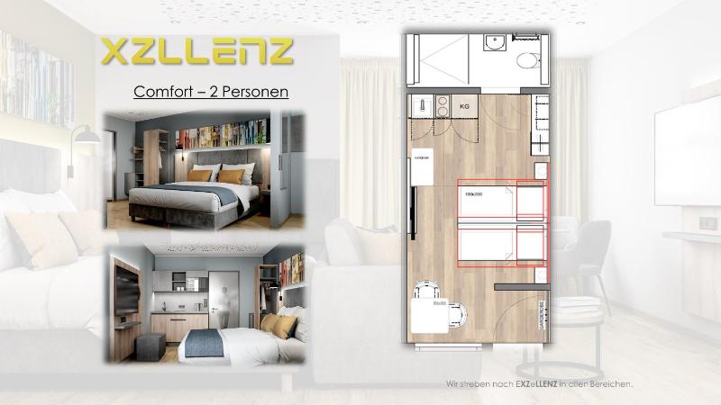 XZLLENZ Traum Studio-Apartment Frei-Parken U-Bahn Küche - image 18