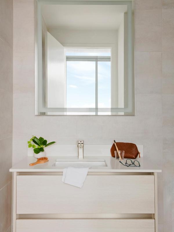 Guest Room with Terrace - Mobility and Hearing Accessible with Roll-in Shower image 4