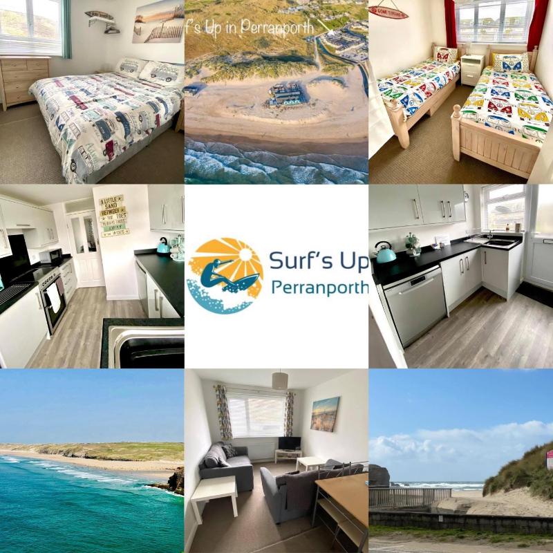 Surf's Up in Perranporth, Cornwall Coastal Holidays Images