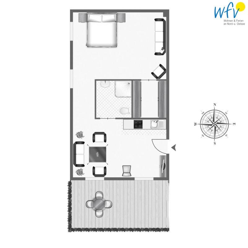 Haus Inselrose Ferienwohnung Dünenröschen - image 20