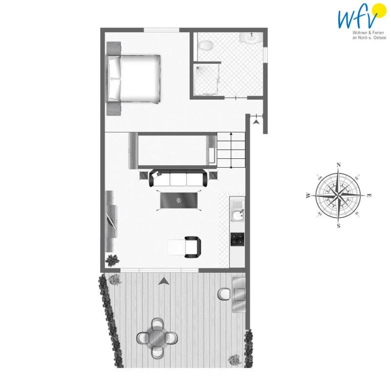 Haus Inselrose Ferienwohnung Sandröschen - image 5
